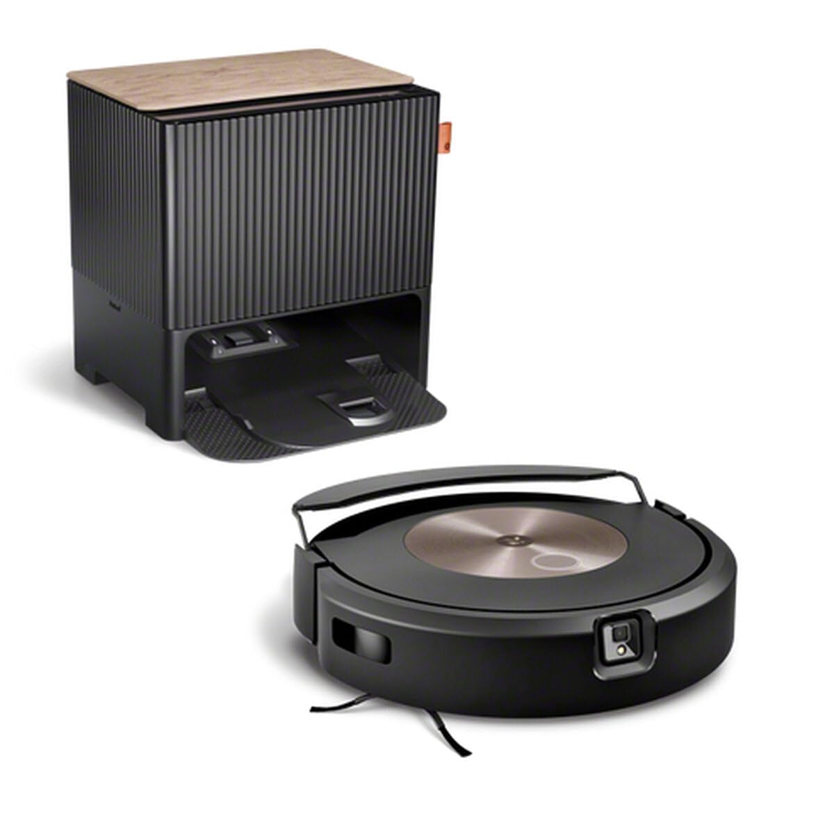 iRobot Roomba Combo j9+, Robot Aspirapolvere Lavapavimenti, Base Autosvuotante/Riempimento Acqua, Sollevamento Mop, SmartScrub, Mappatura, Wi-Fi, Rilevamento Ostacoli, App e Assistente Vocale, Bronzo