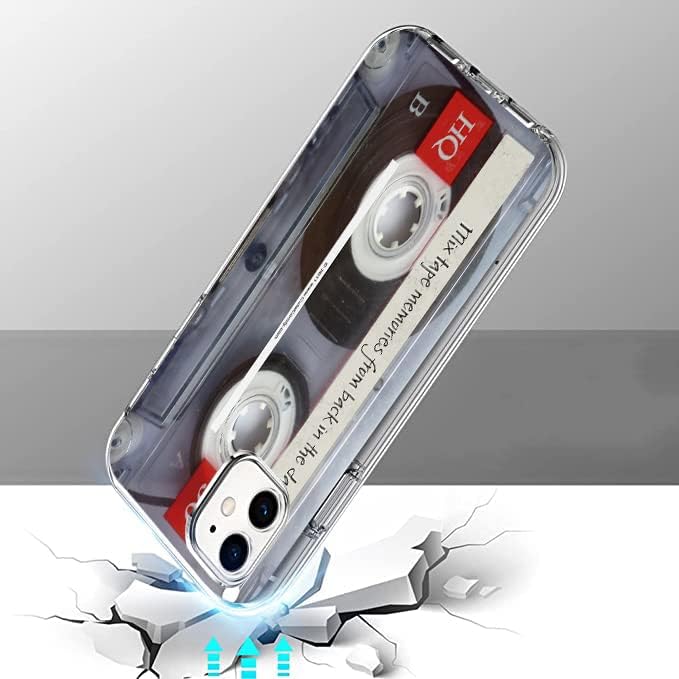 Miniatura 3 de Funda compatible con iPhone 11  Vintage 80s Cassette Mixtape Retro Chic Diseño Suave TPU Elegante Funda protectora delgada para mujeres y niñas