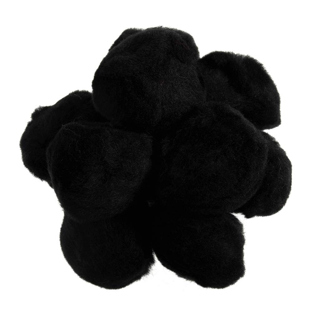 25 Black 50mm or 2in Craft Pom Poms |Pompoms for Crafts