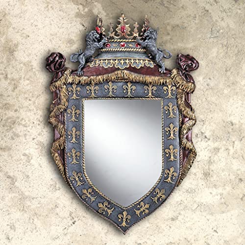 Design Toscano Château St. Roche Sculptural Wall Mirror, Chteau, Full Color #TOP4