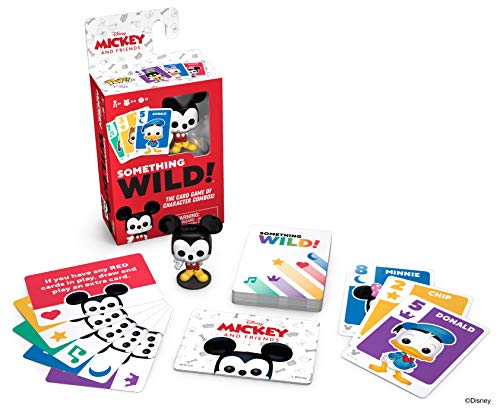 Funko Something Wild! Disney Mickey & Friends - Mickey Mouse Card Game - Christmas Stocking Stuffer #TOP4