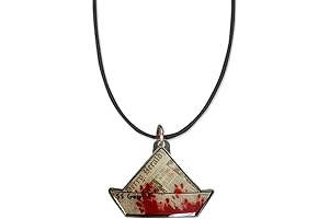 SS Georgie Boat Prop Necklace - Distinctive Enamel Pendant Embodies Iconic Horror Symbol
