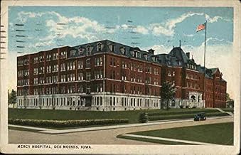 Mercy Hospital Des Moines, Iowa IA Original Antique Postcard 1925