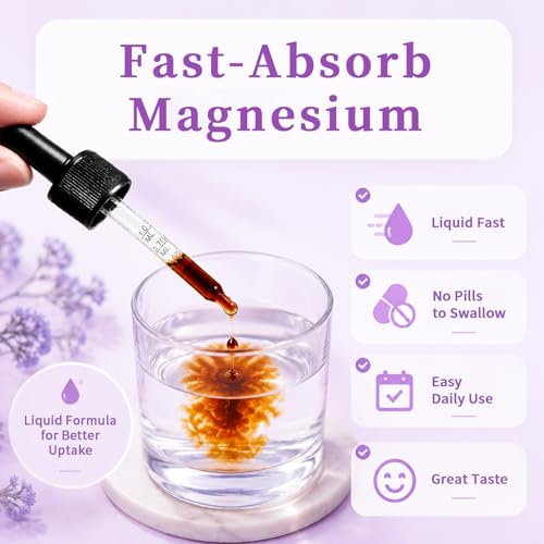 2 Pack Magnesium Taurate Liquid Drops Supports Health Muscle and Sleep - image 6