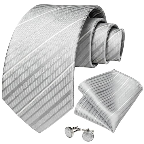 Set de corbatas clásicas a rayas para hombre
