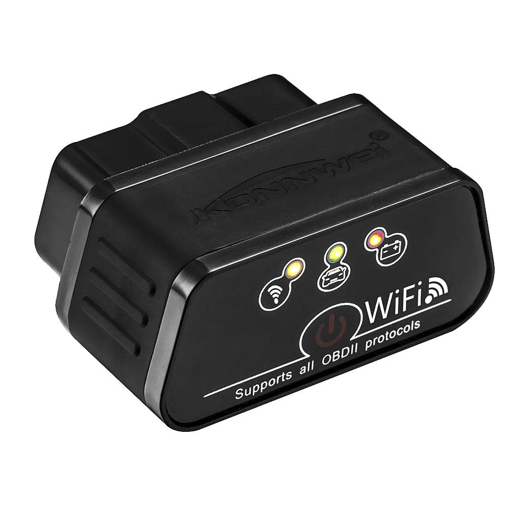 ATORSE® Kw903 Elm327 WiFi Obd2 Obdii Car Auto Fault Diagnostic Scanner Tool Black-image-7