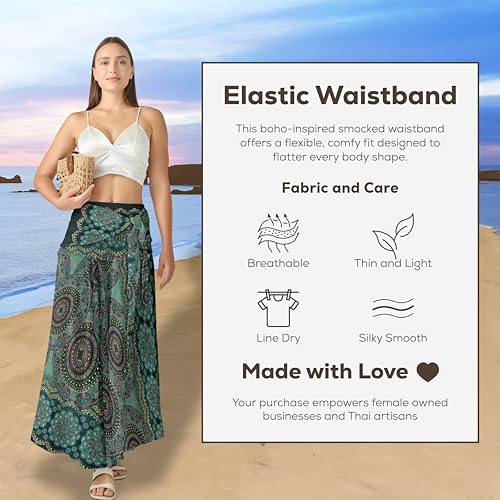 Image of Joob Joob Long Boho Skirts for Women - Bohemian Hippie Maxi Summer Skirt