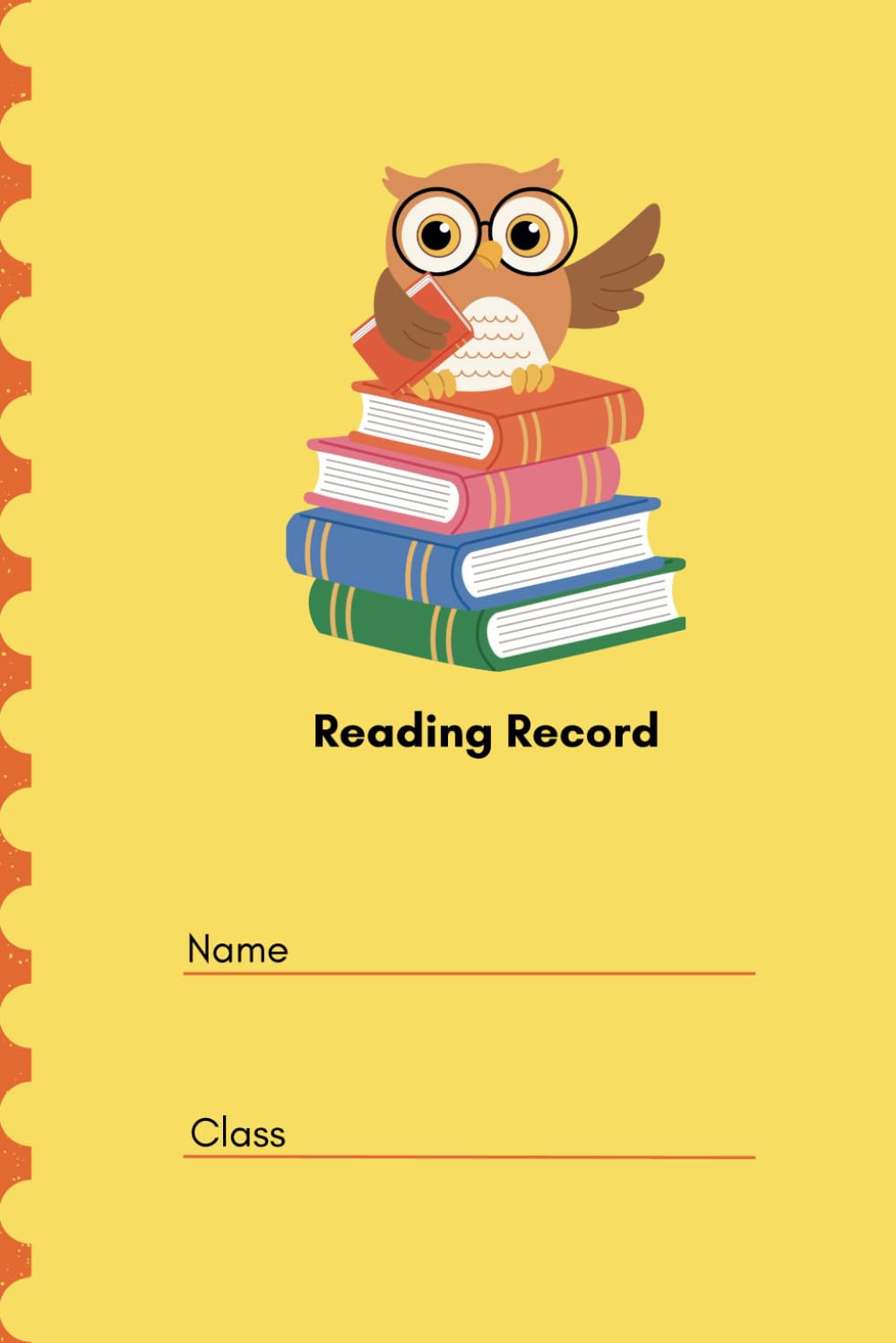 Reading Record for Primary School Children: A5 size booklet, record up to 200 reading sessions.