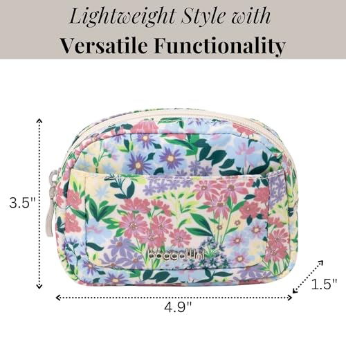 Image of Baggallini Women's Pocket Cosmetic - Lightweight Bag - Travel Essentials Makeup Organizer Mini