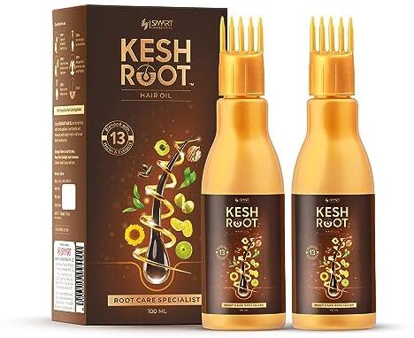 Ayurvedic Hair Fall Control Oil 100 ML | Scalp Nourishment, Encriched with Natural Amla oil, Bhringraj Oil, Sesame Oil | No Paraben, Sulphates & Mineral Oil | Pack of 2