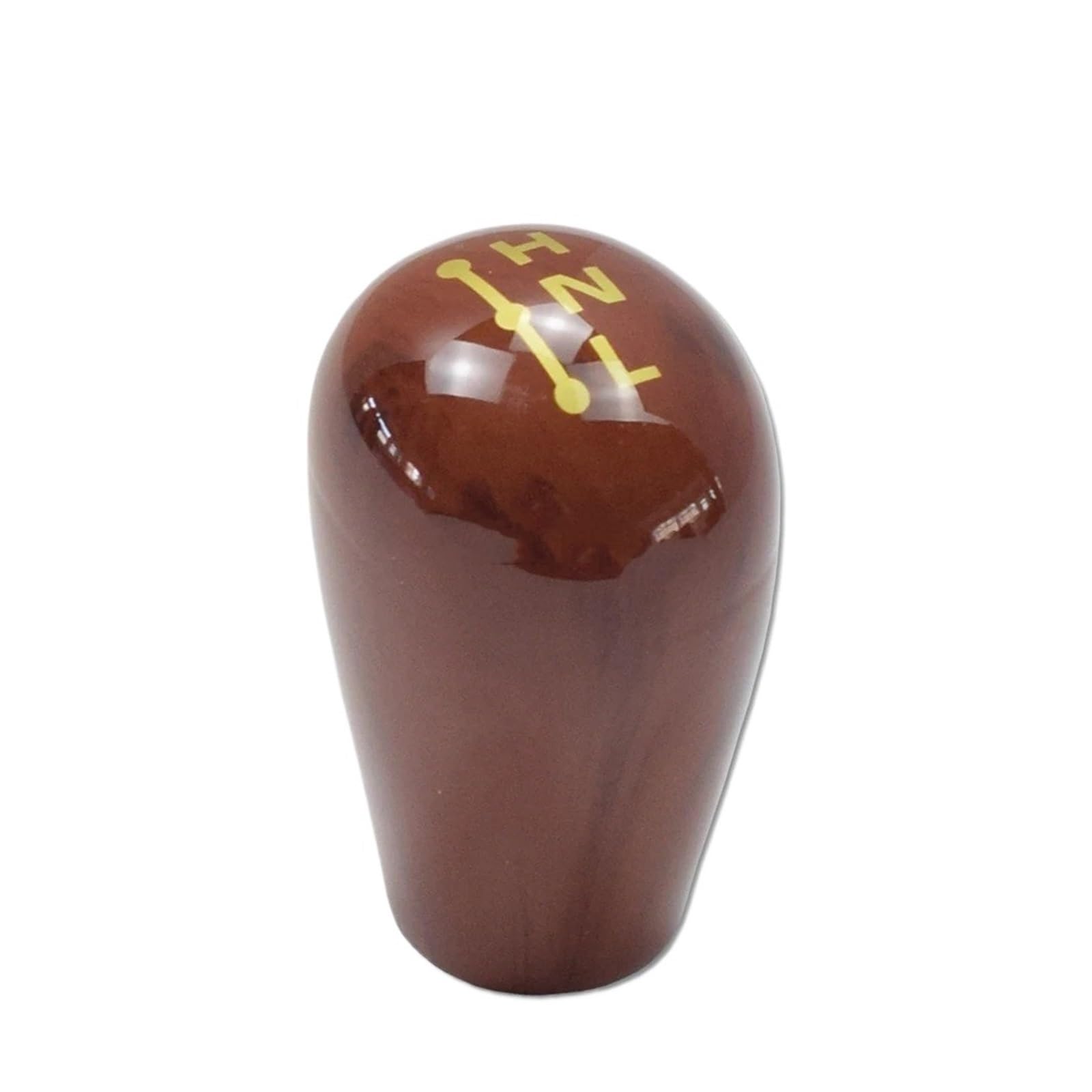 PYBYCEGNZK Car Interior Accessories for Toyota LC76 LC80 LC100 4500 4700 5 Speed Car Gear Shift Knob Lever Shifter Stick Handball(Yellow Peach-HNL)