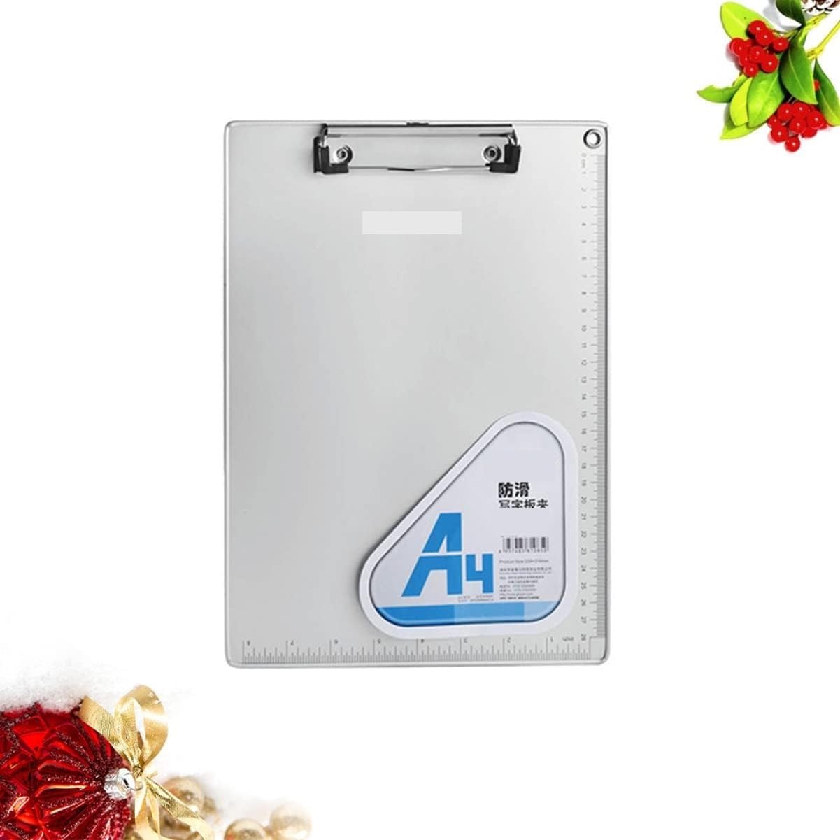 Klemmbrett-Ordner, Klemmbretter, 3-teiliges Kunststoffhefter-Set aus Aluminiumlegierung, Hartfaserplatte, for Büros, tragbare Memos, Büros, Schulen, Klemmbretter, Akten, wenig Papier, Arzt, Restaurant