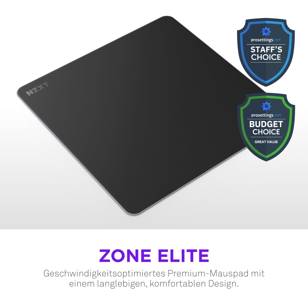 Nzxt Zone Elite – XXL-Premium-Gaming-Mauspad – Ultra-Glatte Nano-Knit-Stoffoberfläche – optimiert für Geschwindigkeit und Kontrolle – spritzwassergeschützt 900L – Bild 3