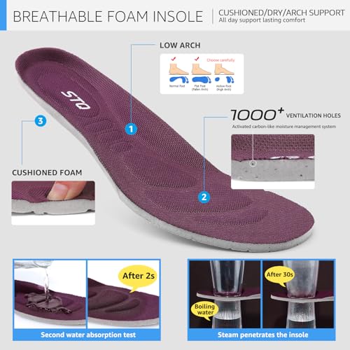 Image of HKR Women Walking Shoes Cushioned Slip On Sneakers