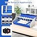 110V Electric Creasing Machine, 3-in-1 Creasing Machine with Scale Ruler, Heavy Duty Paper Creaser for Cards Invitations Photos Documents, 460mm