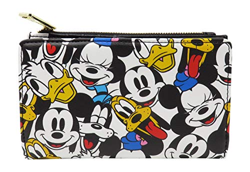 Loungefly Disney The Fab 5 Mickey Minnie Allover Print Bi-fold Wallet2