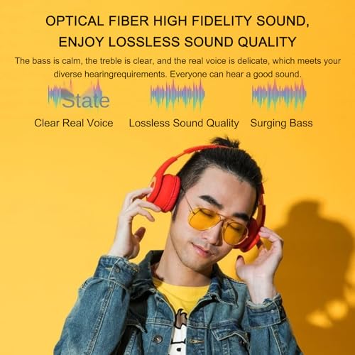 HMWOKPOT Vintage CD Player with Bluetooth 4.2&HiFi Speakers, Turntable CD Player with USB Mode, Optical Output & LCD display for Home - Image 3