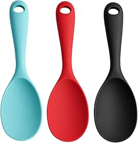 Jogo 03 Colheres de Silicone Cozinha Wellmix Cabo Curto Preparo Antiaderente Alta Durabilidade