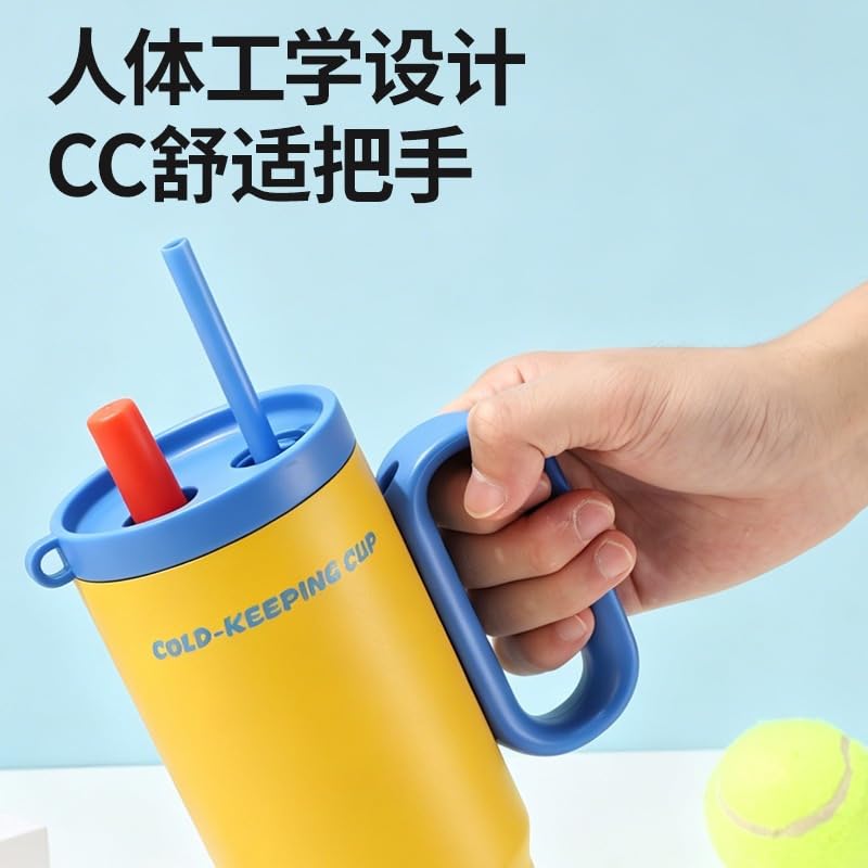 Image of Novo Insulated Coffee Travel Mug, Double Walled Stainless Steel Tumbler, Insulated Cup with Leakproof Lid, Thermal Mug with Non-Slip Protective Grip (NVTM-117)