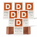 Duke Cannon Supply Co. Extra Large Bar Soap Bundle - Men's Natural Bar Soap with Masculine Scents - Big American Bourbon USA-made soap - All Skin Types -Big Brick of Soap - Bourbon,10 oz (6 Pack)
