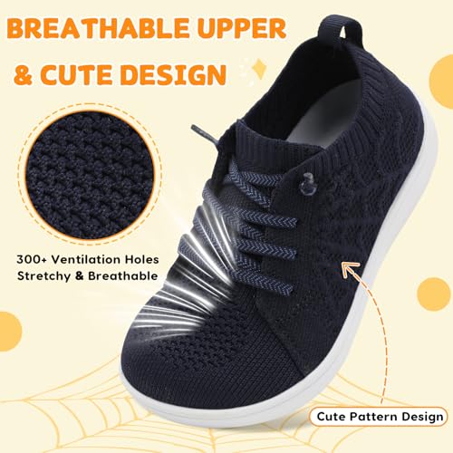 Image of JOINFREE Toddler Shoes Girls Boys Wide Barefoot Shoes Minimalist Walking Sneakers Zero Drop Slip on Tennis Shoe Breathable Naturally Flexible