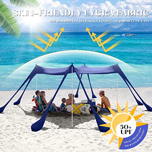 Image of Pop Up Canopy Tent, Outdoor Gazebo Shade Easy Up Vendor Tent Blue Sky