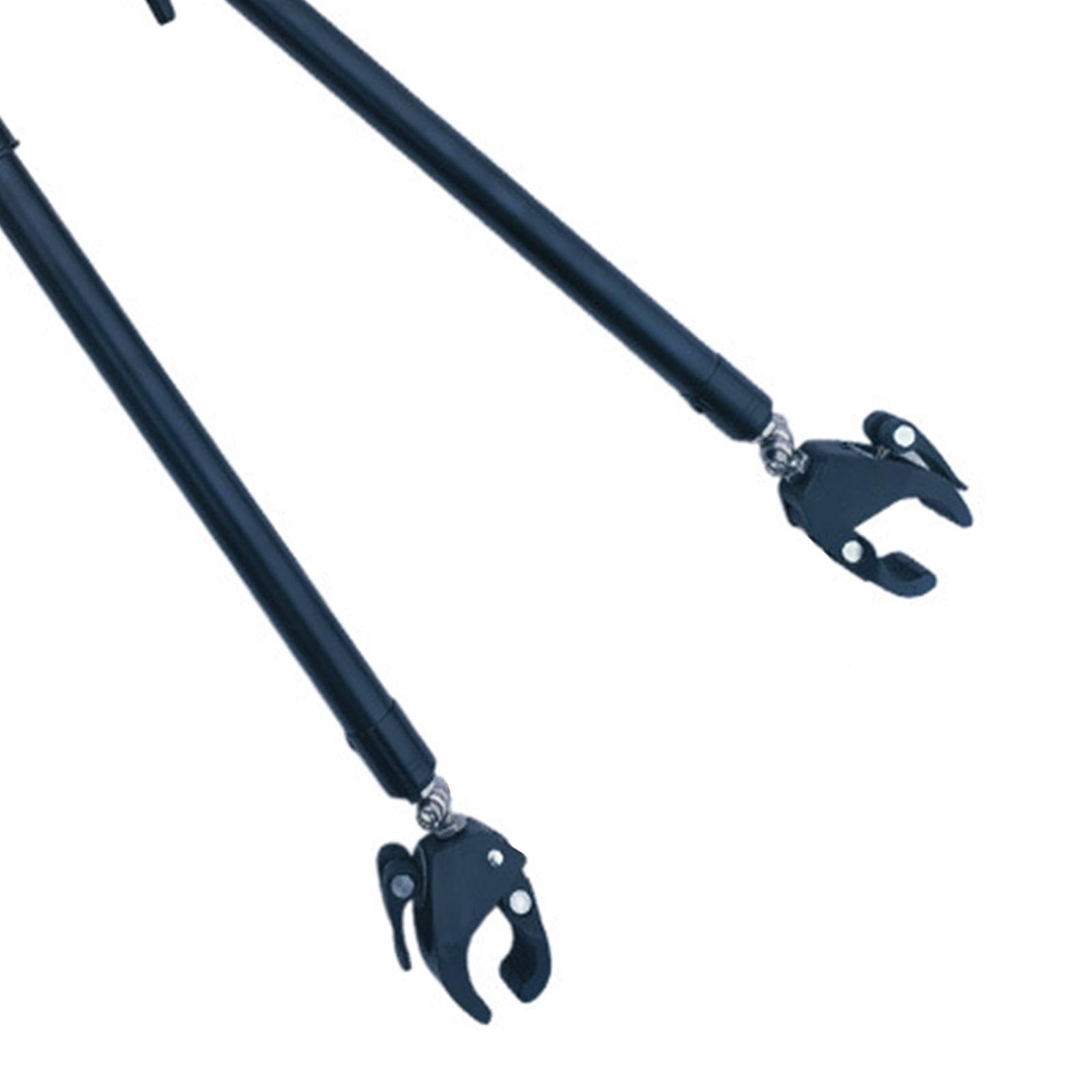 Homyl Fahrradanhänger Verbinder Aluminiumlegierung Zugstange Faltbar Kupplung mit Schnellverschluss für Fahrräder Scooter Motorrad Home Outdoor Urlaub