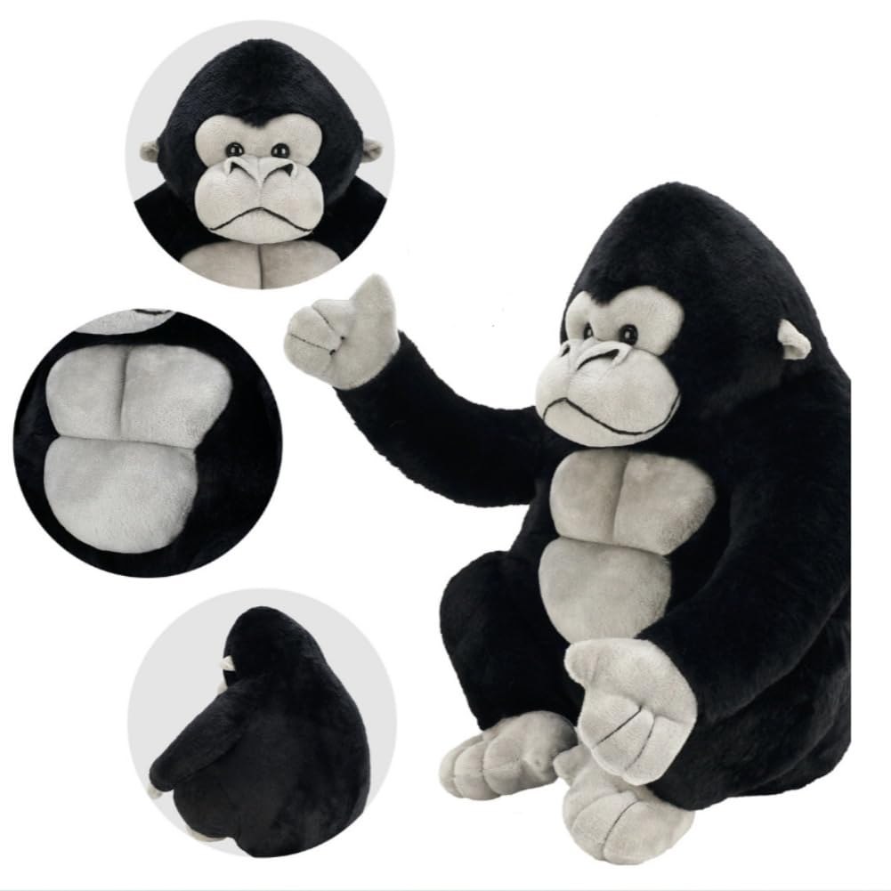 stuffed animal　ぬいぐるみ　ゴリラ　16cm　ブラック　BK stuffed animalぬいぐるみゴリラ16cmブラックBK