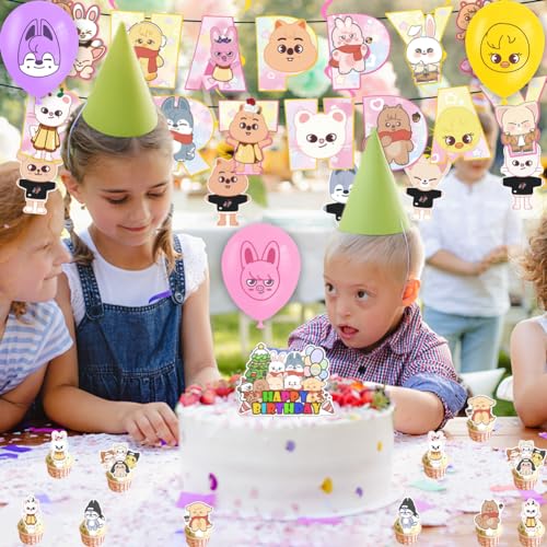 32PCS Stray-K Decorazioni per Feste di Compleanno