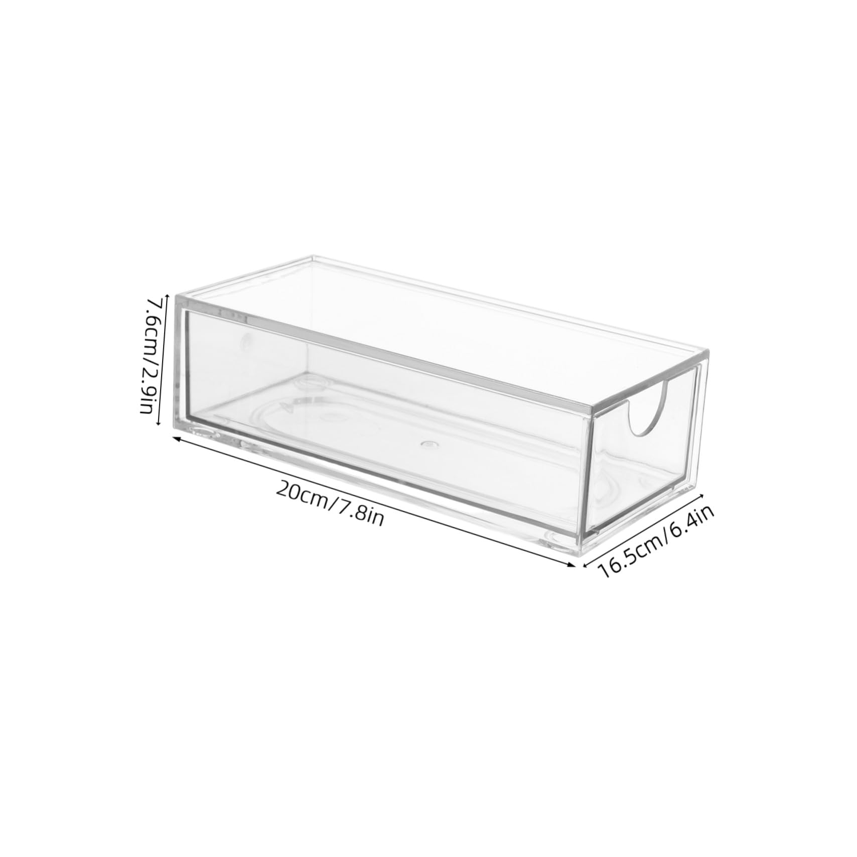 HOMSFOU Organizer per Accessori per Chioma 4 Scomparti in Plastica, Contenitore Bagno Portaoggetti Resistente e Impilabile, per Scrivania e Armadio Ampio Spazio