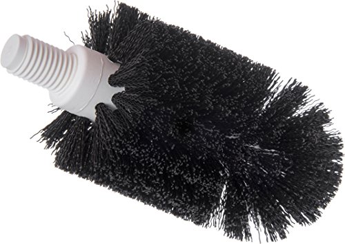 Image of SPARTA 4014600 Plastic Floor Drain Brush, Drain Cleaning Brush With Female Thread For Drain Cleaning, 3 Inches, Black, (Pack of 6)