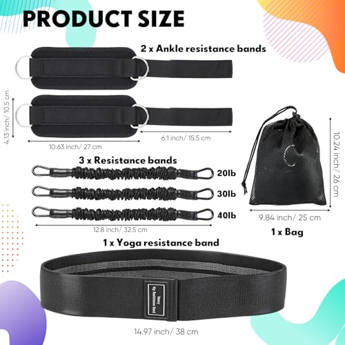 VercanMonth 7 Pcs Ankle Bands