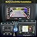 Car Radio for Volkswagen VW Golf MK5 MK6 Jetta Beetle Passat Sharan Tiguan Touran Seat Polo with Wireless Carplay Android Auto, 7 inch Car Stereo Touch Screen with Bluetooth FM AM Radio