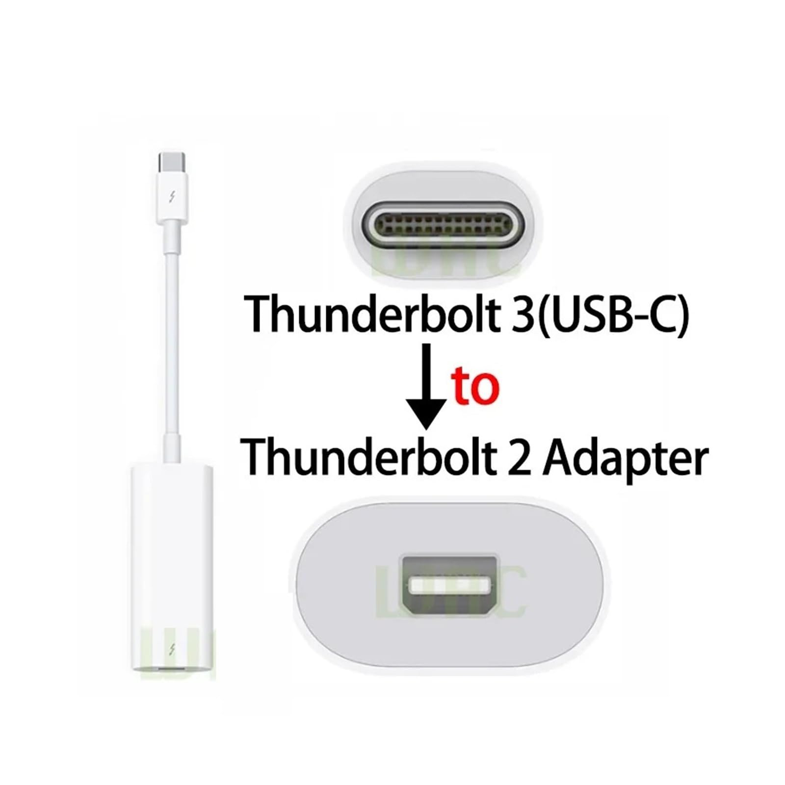 Amazon.co.jp: Thunderbolt 3 USB-C To 2 アダプタ コンバータ
