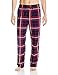 Nautica Men's Navy Plaid Cozy Fleece Pant