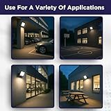 Bright Source LED Floodlight, IP65, 100W, 11500lm, 120° Beam Angle, 6500K Daylight White, Black, with Adjustable Tilt Mounting Bracket & 1m Lead Wire - Image 7