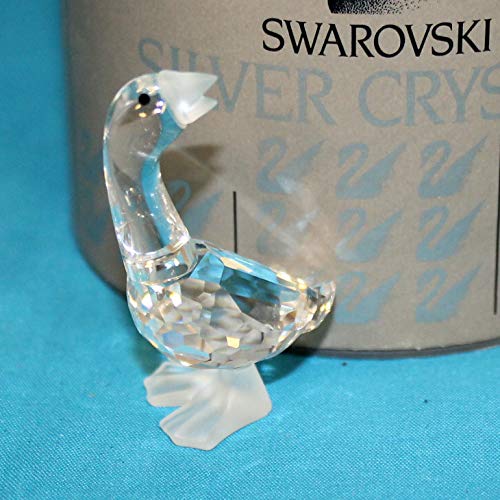 1999年廃盤品 オーストリア製◆スワロフスキー『鳥 Gosling Dick』 Amazon.com: Swarovski Silver Crystal Dick Gosling Retired