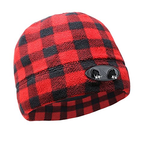 POWERCAP LED Beanie Cap 35/55 Ultra-Bright Hands Free LED Lighted Battery Powered Headlamp Hat - Compression Fleece