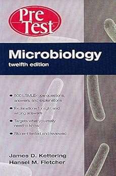 Paperback Microbiology PreTest Self Assessment and Review Book