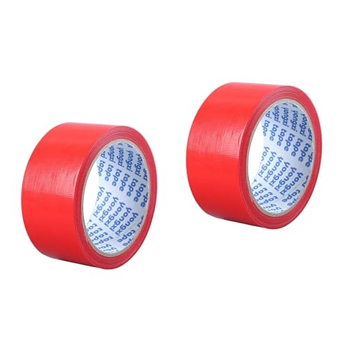 Operitacx 2 unids azul alfombra de área cinta de conducto negro alfombra de exterior colorida roja cinta roja al aire libre alfombra de empalme de