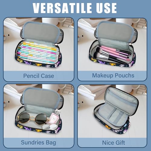Image of Axolotl Pencil Case, Pencil Case For Boys Kids, Salamander Pen Box For School, Large Capacity School Supplies, Desk Organizer Office Business, Colorful Gifts Pen Box