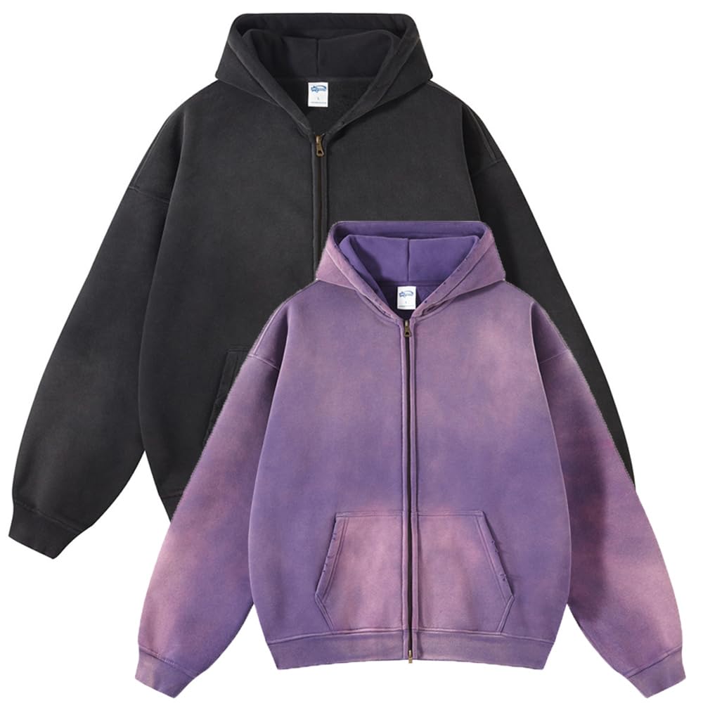 Felpa con cappuccio oversize da uomo, stile vintage, casual, in cotone, con tasca, per adolescenti, unisex