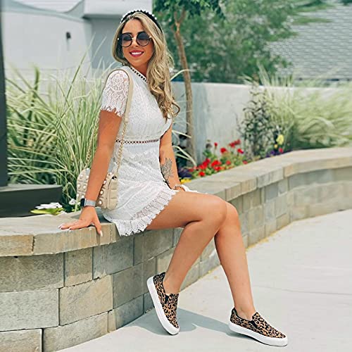 Image of JENN ARDOR Slip On Sneakers Women Comfortable Walking Slip On Shoes Women Memory Foam Womens Fashion Loafers for Women Casual Shoes for Women Flats