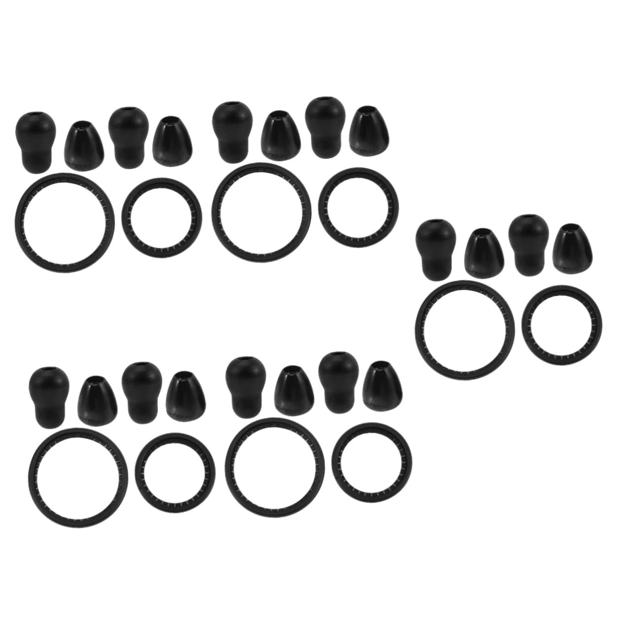 10sets Stetoscopio Diaframma Sostitutivo e Tappi Auricolari Accessori Compatibili Per Stetoscopi Per Adulti e Facili Da Usare e Sostituire