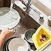 Magnetic Sink Drain Basket, Triangular Drain Basket, Kitchen Sink Filter Basket, Punch-Free Installation, No Tools Needed, for Draining & Storage, Punch-Free (Mix)