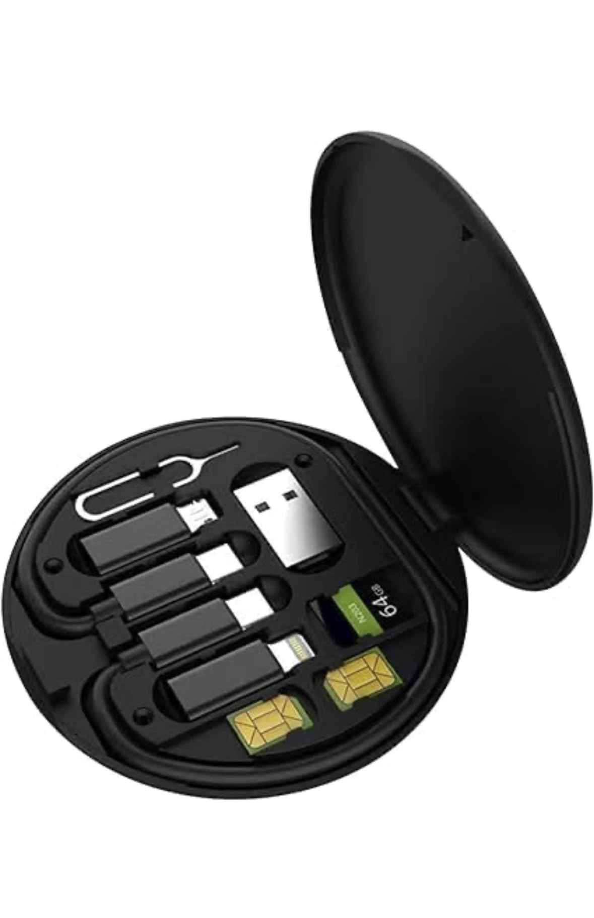 Tox All in One 60W USB Fast Charging Travel Data Cable Set Type C, Lightening and Micro USB Port Inbuilt Mobile Stand Compatible with i, i-Pad, Samsang, RealMi & All Other Android Phones (B0DFZNVG8Y) Amazon Price History, Amazon Price Tracker