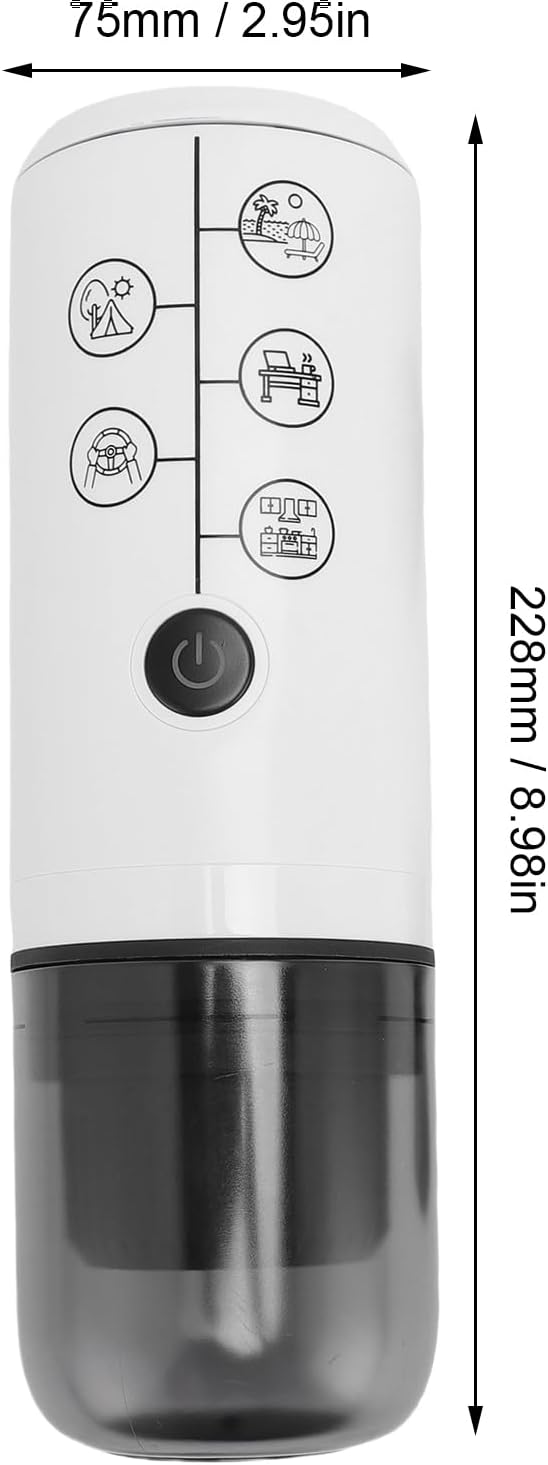 Cafetera Portátil Eléctrica 17 Bar con Batería Recargable miniatura 4