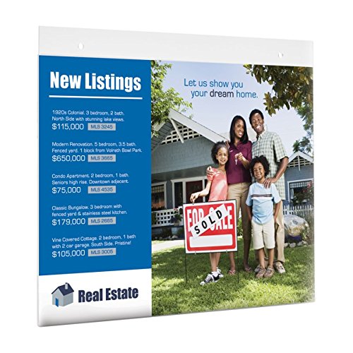 Office DepotBrand Wall Sign Holder, Horizontal, 8 1/2inH x 11inW