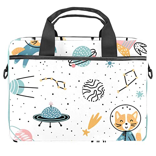 Sacoche ordinateur 13 à 14.5 pouces imprimé chat sac bandoulière multicolore