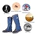 YUEDGE Waterproof Snow Boot Gaiters 600D Anti-Tear Oxford Fabric for Outdoor Hiking Walking Hunting Climbing Trimming Grass(Blue)